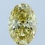 3.08 Ct. Fancy Intense Yellow Oval Lab Grown Diamond