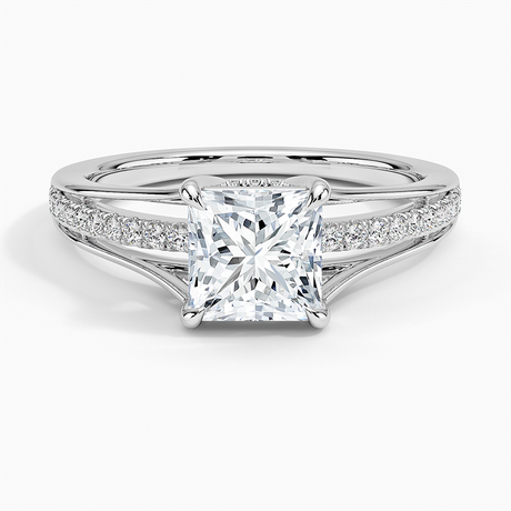 Tressa Split Shank Diamond Ring - Brilliant Earth