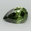 1.58 Ct. Fancy Vivid Green Pear Lab Grown Diamond