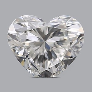 Heart diamond — real photo