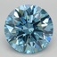 3.77 Ct. Fancy Vivid Blue Round Lab Grown Diamond