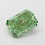 1.37 Ct. Fancy Vivid Green Radiant Lab Grown Diamond