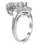 The Gretchen Ring, smalltop view on a hand