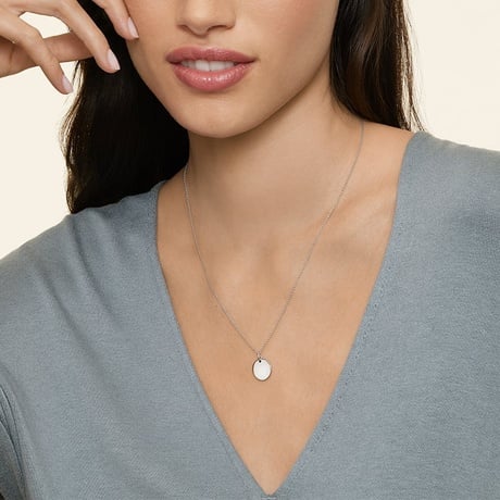 Engravable Disc Pendant