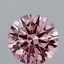 1.50 Ct. Fancy Vivid Pink Round Lab Grown Diamond