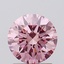 1.52 Ct. Fancy Vivid Pink Round Lab Grown Diamond