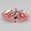 0.96 Ct. Fancy Vivid Pink Marquise Lab Grown Diamond