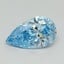 1.00 Ct. Fancy Vivid Blue Pear Lab Grown Diamond