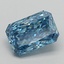 1.65 Ct. Fancy Vivid  Blue Radiant Lab Grown Diamond
