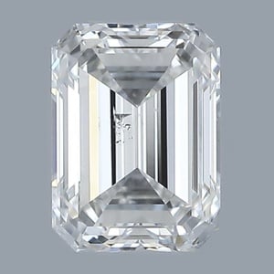 Emerald diamond — real photo