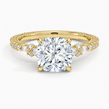 18K Yellow Gold Primrose Diamond Ring