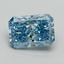 1.70 Ct. Fancy Vivid Blue Radiant Lab Grown Diamond