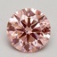 2.51 Ct. Fancy Intense Pink Round Lab Grown Diamond