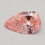 0.47 Ct. Fancy Vivid Pink Pear Lab Grown Diamond