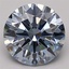 2.50 Ct. Fancy Vivid Blue Round Lab Grown Diamond