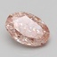 3.02 Ct. Fancy Vivid Pink Oval Lab Grown Diamond