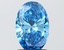 1.50 Ct. Fancy Vivid Blue Blue Oval Lab Grown Diamond