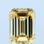 5.22 Ct. Fancy Intense Yellow Emerald Lab Grown Diamond