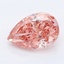 1.03 Ct. Fancy Vivid Pink Pear Lab Grown Diamond