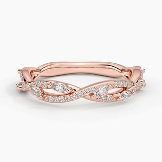 Luxe Secret Garden Diamond Ring in 14K Rose Gold
