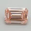 3.13 Ct. Fancy Intense Pink Emerald Lab Grown Diamond