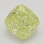 1.32 Ct. Fancy Intense Yellow Cushion Diamond
