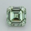 1.41 Ct. Fancy Vivid Green Asscher Lab Grown Diamond