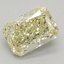 1.04 Ct. Fancy Light Yellow Radiant Lab Grown Diamond