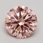1.71 Ct. Fancy Intense Pink Round Lab Grown Diamond