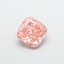 1.00 Ct. Fancy Vivid  Pink Cushion Lab Grown Diamond