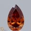 1.10 Ct. Fancy Deep Orange Pear Lab Grown Diamond