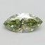 0.85 Ct. Fancy Intense Green Marquise Lab Grown Diamond