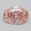 2.20 Ct. Fancy Vivid Pink Oval Lab Grown Diamond