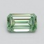 1.00 Ct. Fancy Vivid Green Emerald Lab Grown Diamond