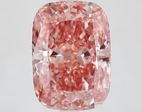 0.76 Ct. Light Pink Cushion Diamond