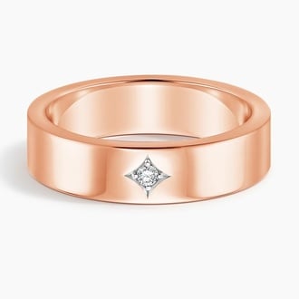 Artemis 5.5mm Wedding Ring in 14K Rose Gold