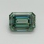 2.03 Ct. Fancy Vivid Pacific Green Emerald Lab Grown Diamond
