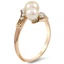 The Bora Ring, smalltop view on a hand