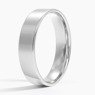 Mojave Slim Profile 5mm Wedding Ring in Platinum