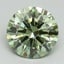4.17 Ct. Fancy Vivid Green Round Lab Grown Diamond