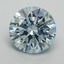 3.24 Ct. Fancy Vivid Blue Round Lab Grown Diamond