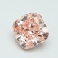 4.01 Ct. Fancy Vivid Pink Cushion Lab Grown Diamond