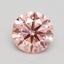 1.81 Ct. Fancy Vivid Pink Round Lab Grown Diamond