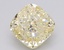 1.51 Ct. Fancy Intense Yellow Cushion Lab Grown Diamond