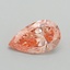 0.50 Ct. Fancy Vivid Pink Pear Lab Grown Diamond