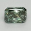 1.54 Ct. Fancy Vivid Pacific Green Radiant Lab Grown Diamond