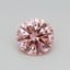 0.30 Ct. Fancy Vivid Pink Round Lab Grown Diamond