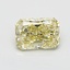 1.03 Ct. Fancy  Yellow Radiant Lab Grown Diamond