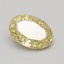 0.77 Ct. Fancy Vivid Yellow Oval Lab Grown Diamond