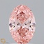 1.41 Ct. Fancy Vivid Pink Oval Lab Grown Diamond